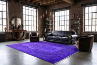 Levendig violet vintage vloerkleed - G621
