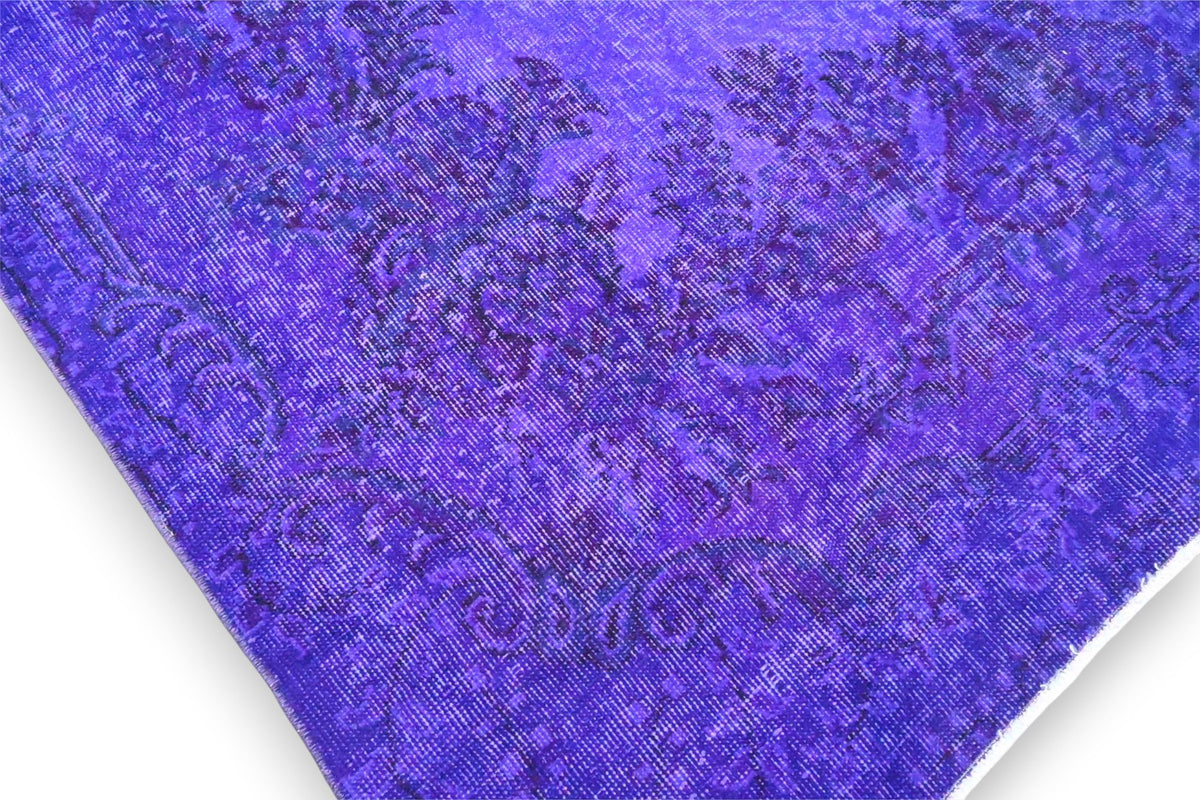 Levendig violet vintage vloerkleed - G621