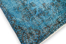 Rustig hemelblauw vintage vloerkleed - G629