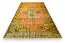 Warm koperoranje vintage vloerkleed - G630