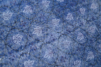 Diep nachtblauw vintage vloerkleed - G633