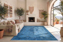 Blauw vintage vloerkleed - G635