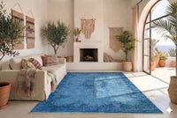 Blauw vintage vloerkleed - G635