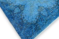 Blauw vintage vloerkleed - G635