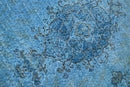 Blauw vintage vloerkleed - G635