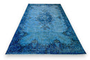 Blauw vintage vloerkleed - G635