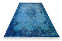 Blauw vintage vloerkleed - G635
