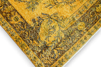 Geel vintage vloerkleed - G636