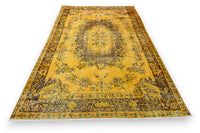 Geel vintage vloerkleed - G636