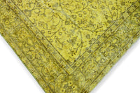 Geel vintage vloerkleed - G637