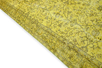 Geel vintage vloerkleed - G637