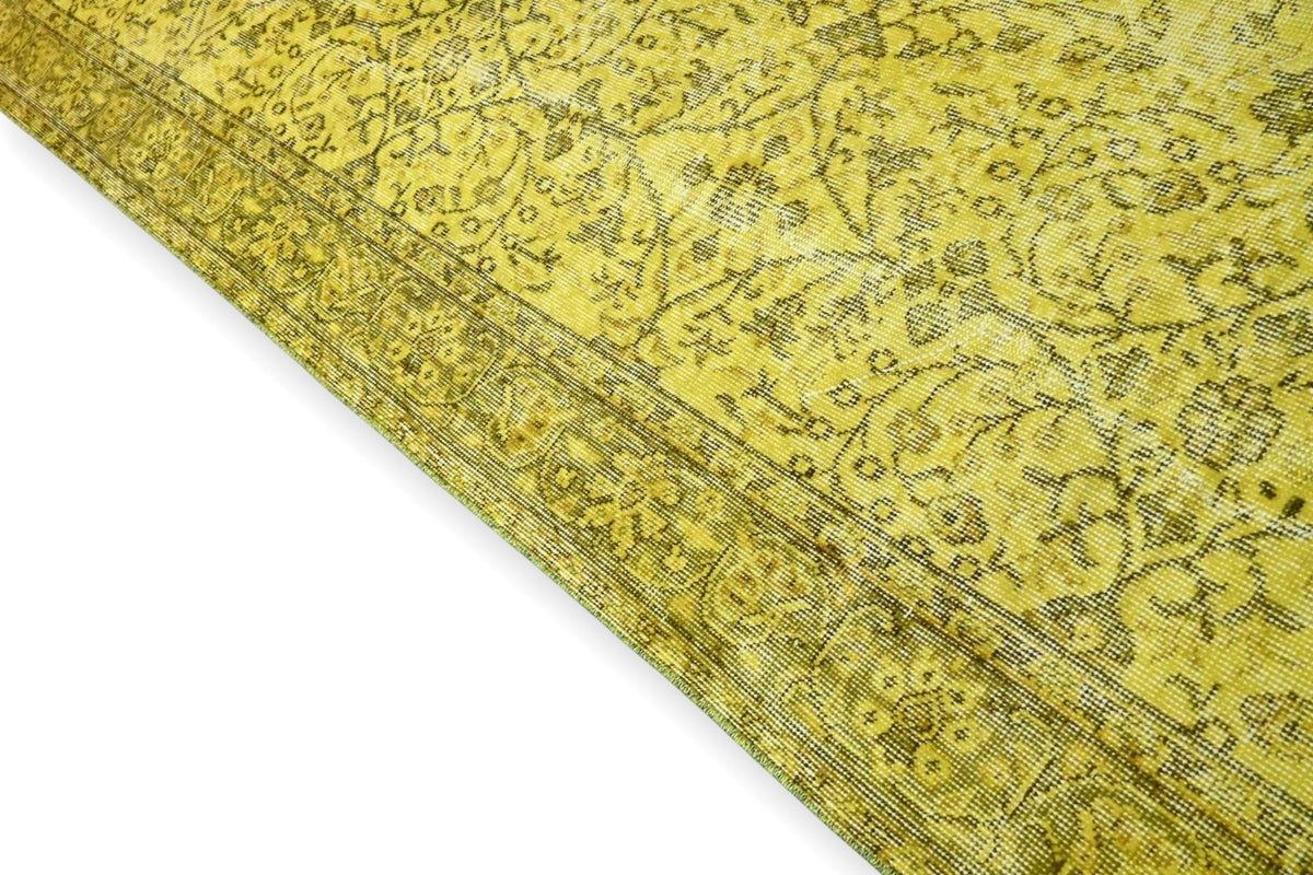 Geel vintage vloerkleed - G637