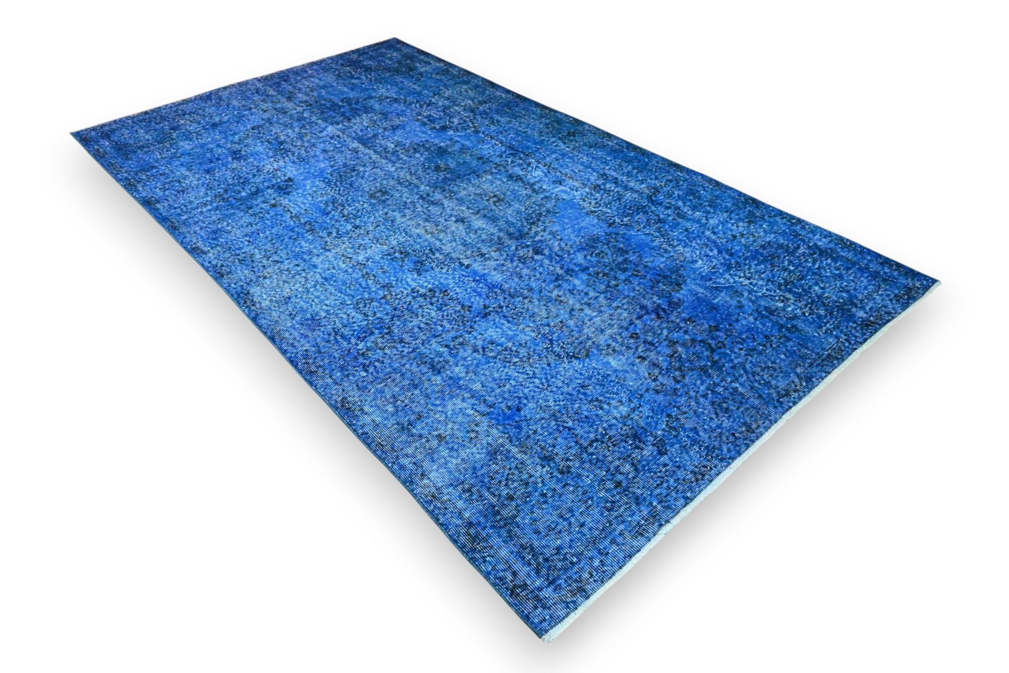 Blauw vintage vloerkleed - G638