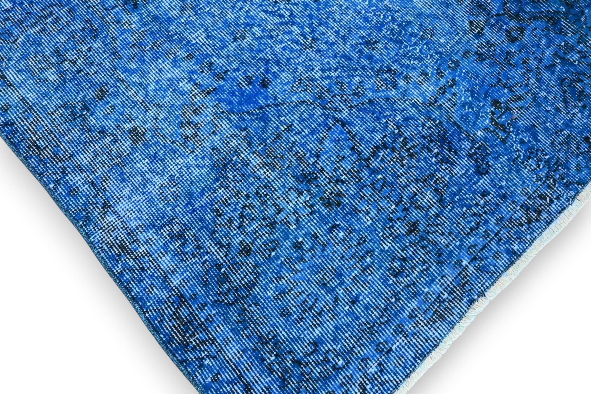 Blauw vintage vloerkleed - G638
