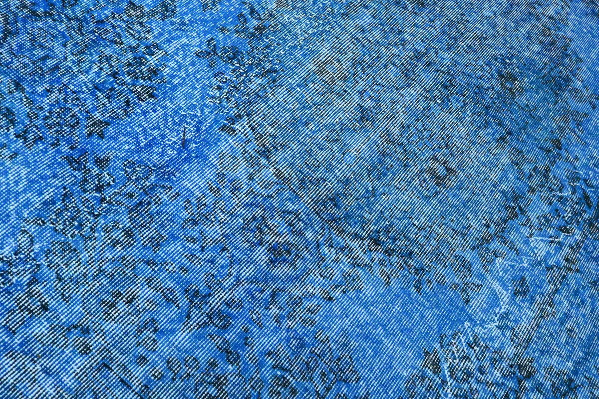 Blauw vintage vloerkleed - G638