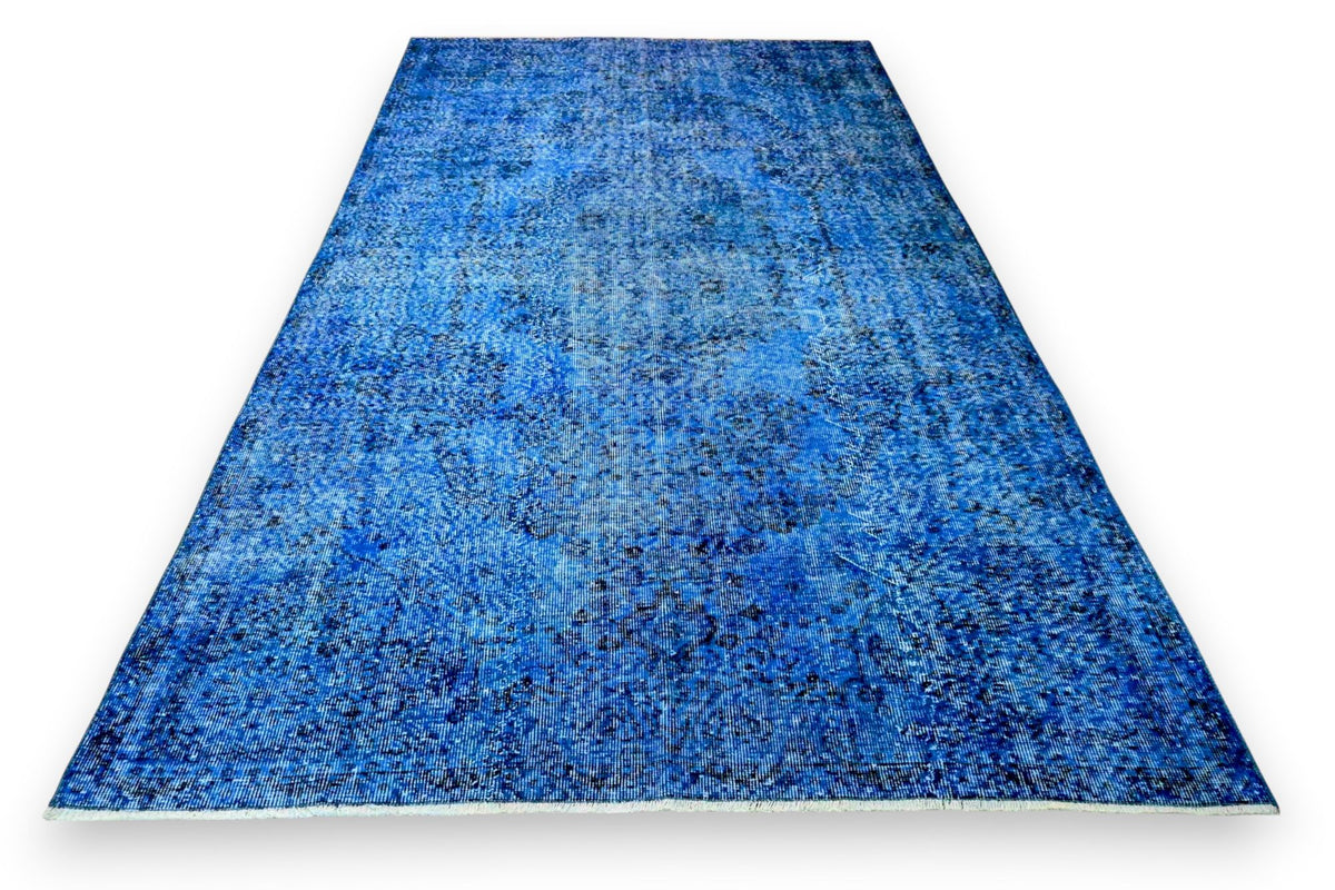 Blauw vintage vloerkleed - G638