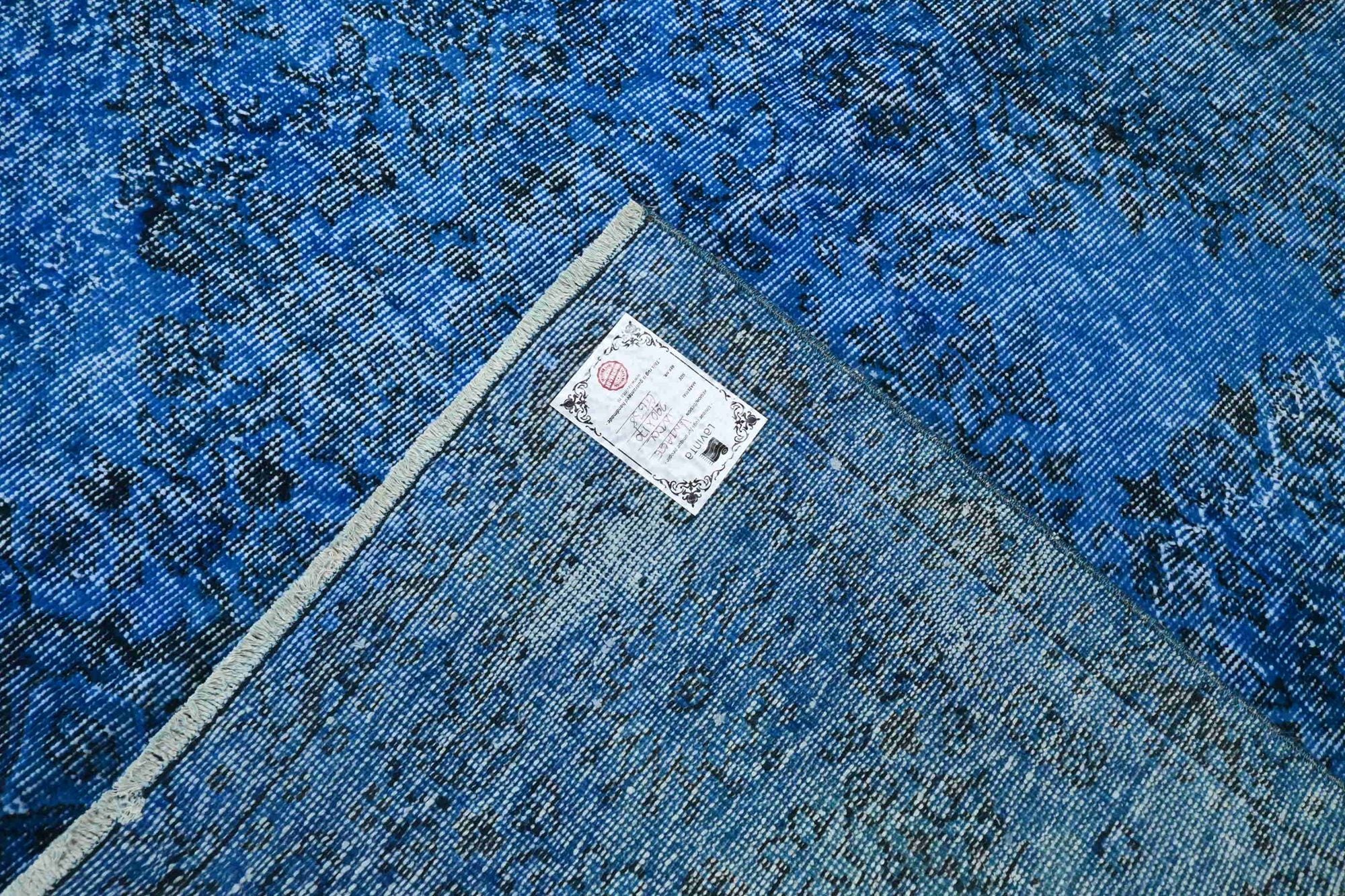 Blauw vintage vloerkleed - G638