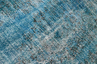 Verweerd staalblauw vintage vloerkleed - G643