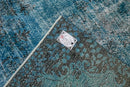 Verweerd staalblauw vintage vloerkleed - G643