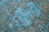 Statig kobaltblauw vintage vloerkleed - G644