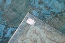 Statig kobaltblauw vintage vloerkleed - G644