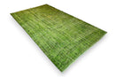 Lush Lime Green Vintage Rug - G649