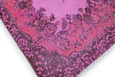 Vurig magentaroze vintage vloerkleed - G660