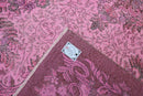 Zacht poederroze vintage vloerkleed - G661