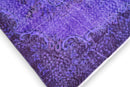 Diep violetpaars vintage vloerkleed - G662