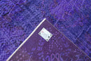 Diep violetpaars vintage vloerkleed - G662