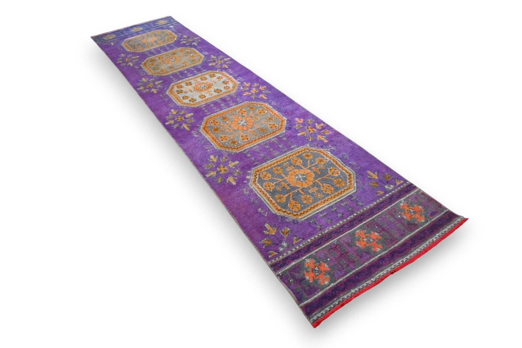 Warm violetpaarse Usak loper - G670