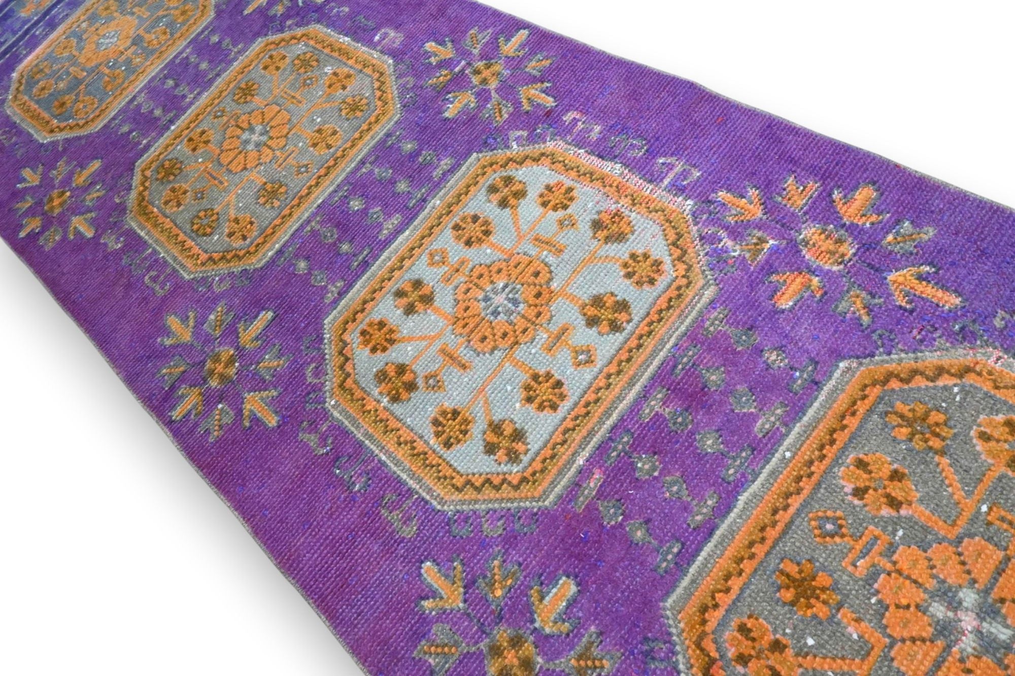Warm violetpaarse Usak loper - G670