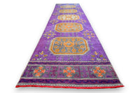 Warm violetpaarse Usak loper - G670