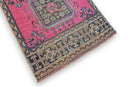 Levendig fuchsiaroze Usak loper - G672