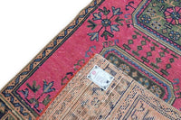 Levendig fuchsiaroze Usak loper - G672