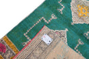 Groene vintage loper - G674