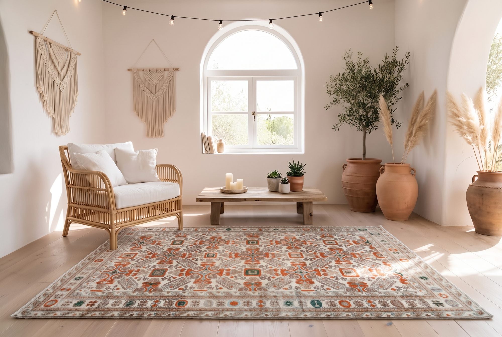 Warm kleurrijk Kazak vloerkleed - G686