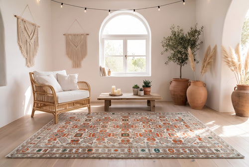 Warm kleurrijk Kazak vloerkleed - G686