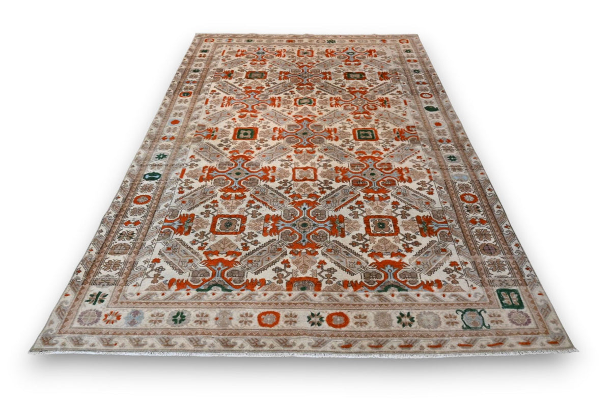 Warm kleurrijk Kazak vloerkleed - G686
