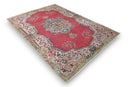 Warm framboosrood vintage vloerkleed - G692