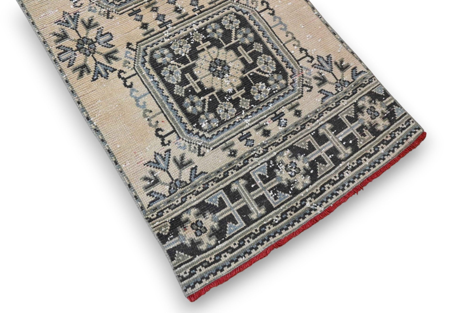 Rustig zandbeige Usak loper - G694