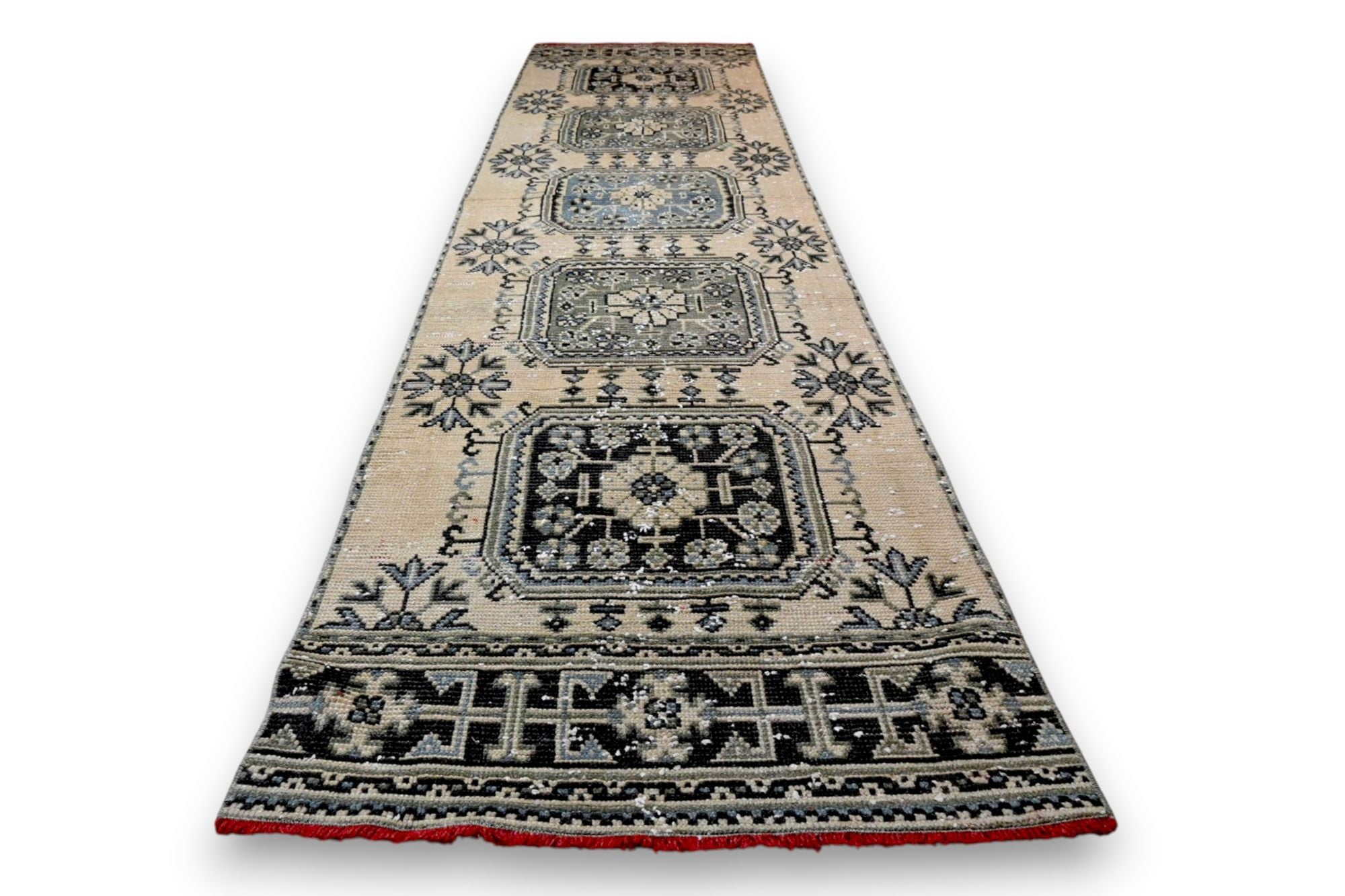 Rustig zandbeige Usak loper - G694