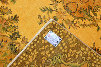 Warm saffraangeel vintage vloerkleed - G700