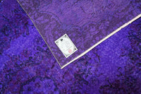 Diep violetpaars vintage vloerkleed - G702