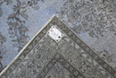 Blue grey vintage rug - G704