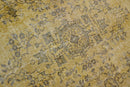 Yellow vintage rug - G709