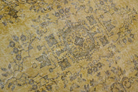 Yellow vintage rug - G709
