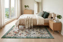 Romantisch kleurrijk vintage vloerkleed - G712