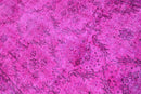 Levendig magentaroze vintage vloerkleed - G713