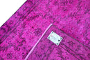 Levendig magentaroze vintage vloerkleed - G713
